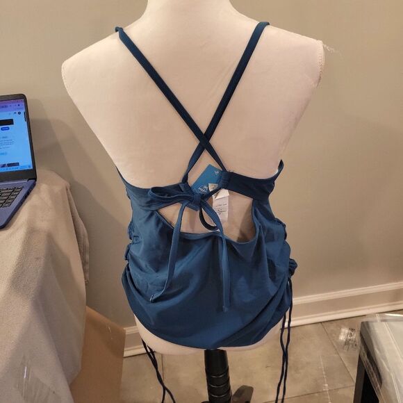 Cupshe Tankini Wrap Frint Top Bikini Size XL - Picture 3 of 6